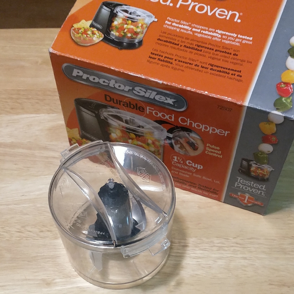 Proctor Silex Proctor Silex Durable Food Chopper Parts Only - Clear & Black